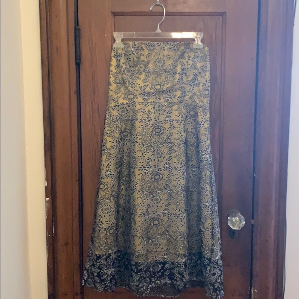 Kay Unger Gold Dress